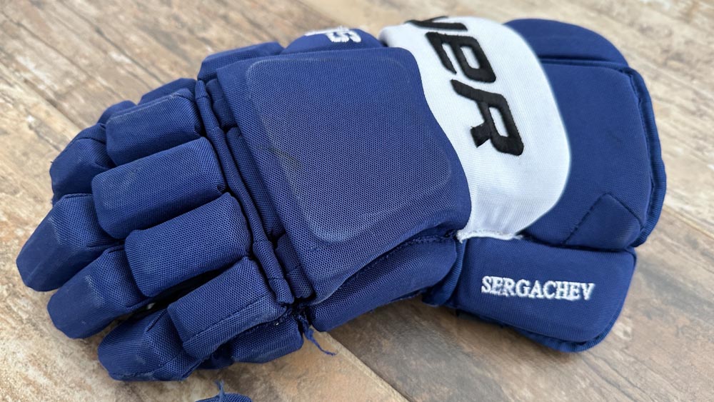 Mikhail Sergachev #98 Tampa Bay Lightning Bauer Gloves