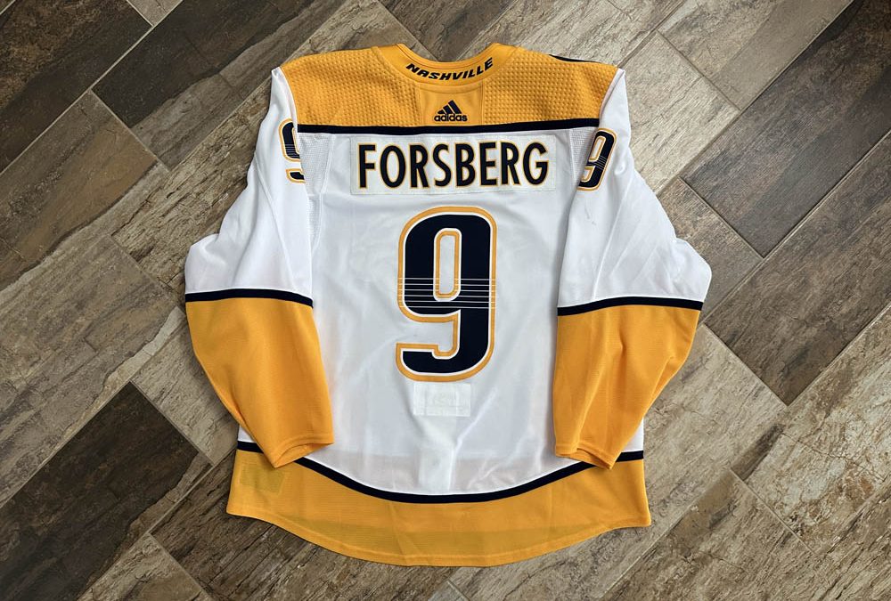 Filip Forsberg #9 Nashville Predators 2018-19 Away