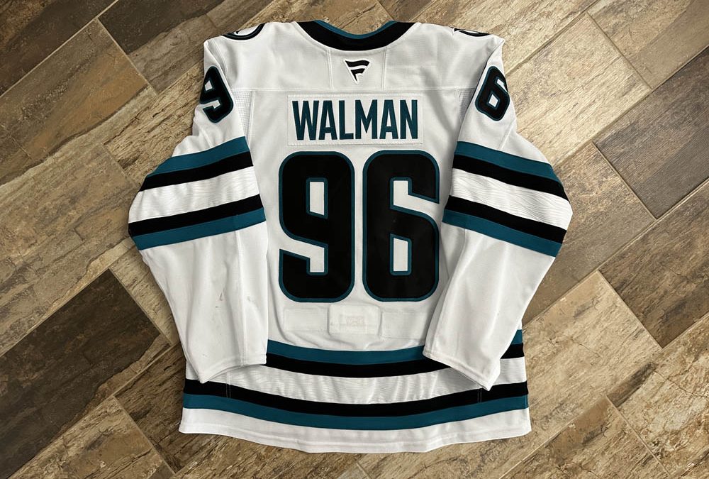 Jake Walman #96 San Jose Sharks 2024-25 Away ($650)