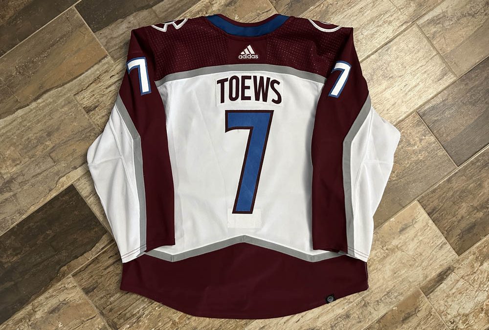 Devon Toews #7 Colorado Avalanche 2022-23 Away